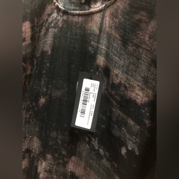 R13 bleached-effect midi shift dress Medium - Picture 5 of 5